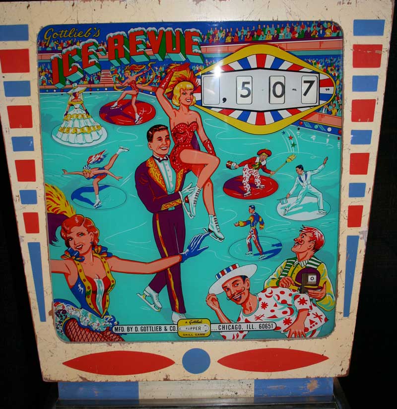 Ice Revue Pinball By D. Gottlieb & Company - Photo Ice Revue Pinball By D. Gottlieb & Company - Photo