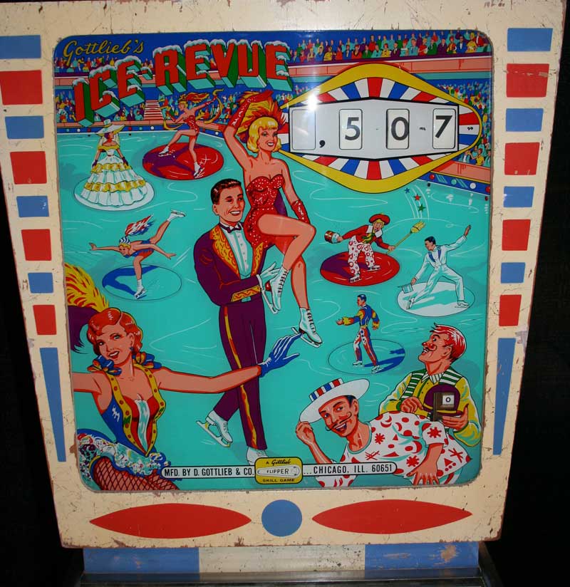 Ice Revue Pinball By D. Gottlieb & Company - Photo