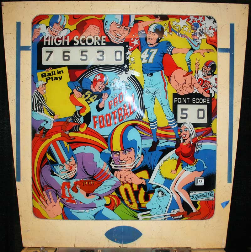 Pro Football Pinball By D. Gottlieb & Company - Photo