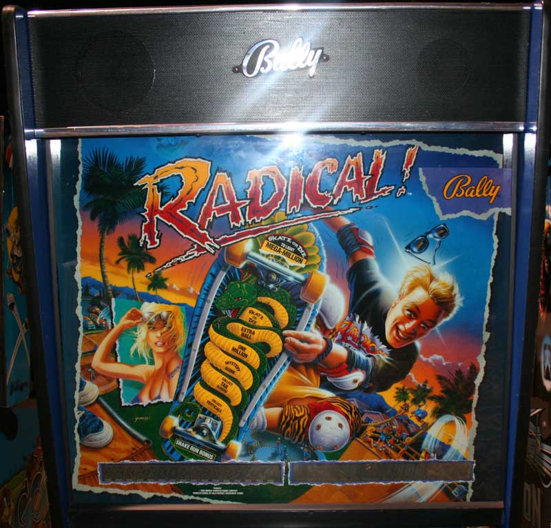 Radical Pinball By Bally - Photo