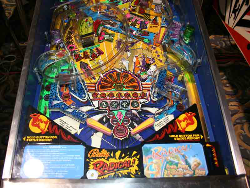 Radical Pinball By Bally - Photo