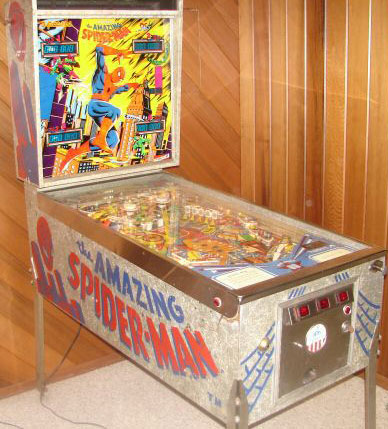 Amazing Spider-Man Pinball By D. Gottlieb - Photo Amazing Spider-Man Pinball By D. Gottlieb - Photo