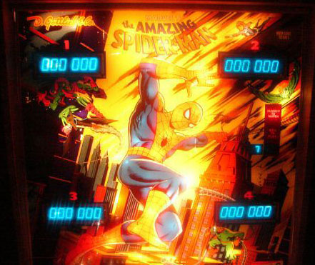 Amazing Spider-Man Pinball By D. Gottlieb - Photo Amazing Spider-Man Pinball By D. Gottlieb - Photo