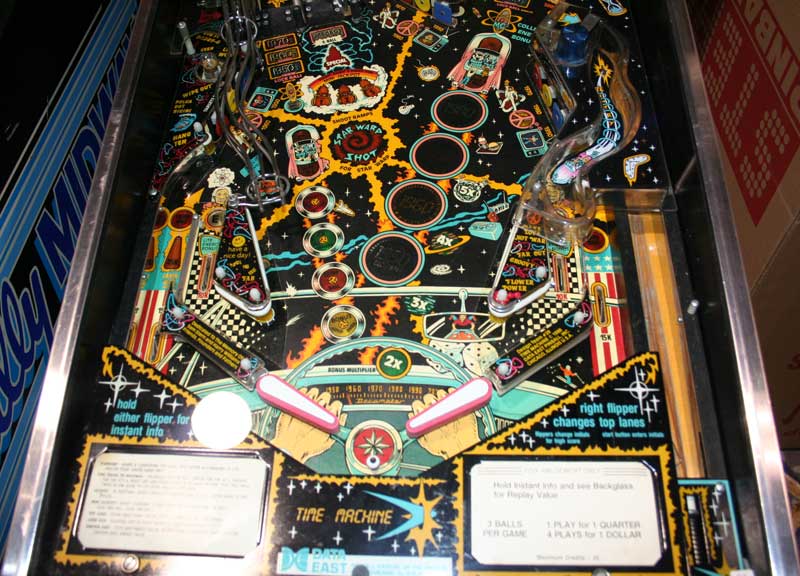 Time Machine Pinball By Data East - Photo Time Machine Pinball By Data East - Photo