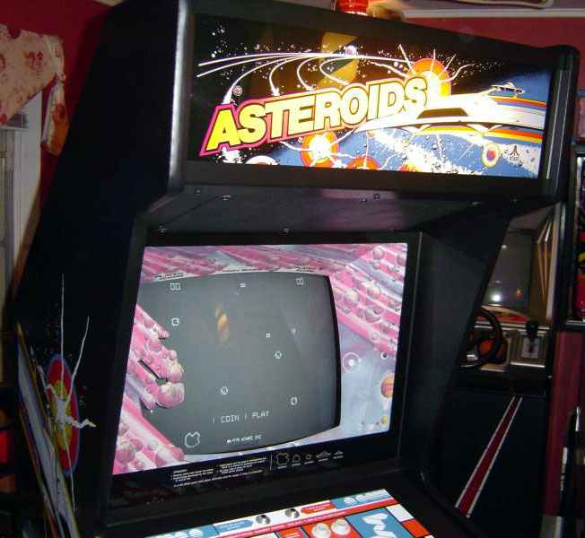 Atari Asteroids Arcade Video Game