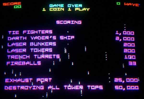 Atari Star Wars Vector Arcade Video Game