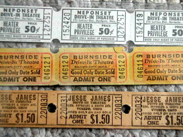 Drive In Movie Theater Matchbooks
