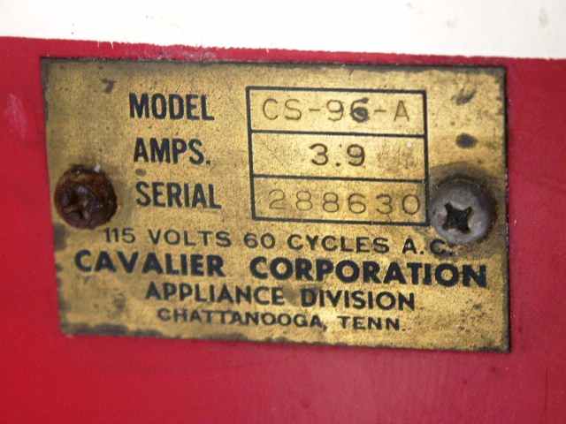 Cavalier CS 96A Coca Cola Vending Machine