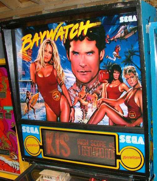 Baywatch Pinball Machine