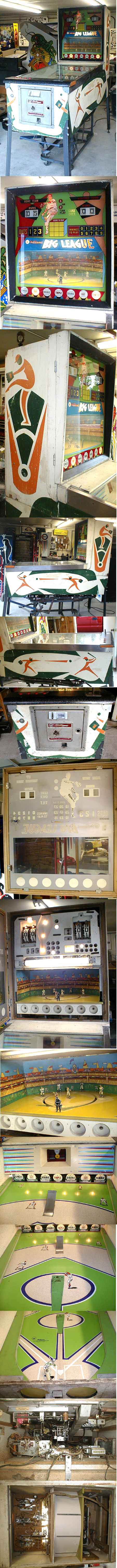 Big League Pinball Pitch & Bat By Williams - Photo