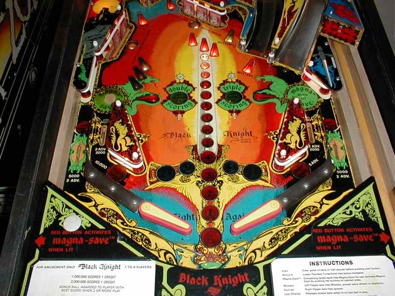 Black Knight Pinball By Williams - Photo