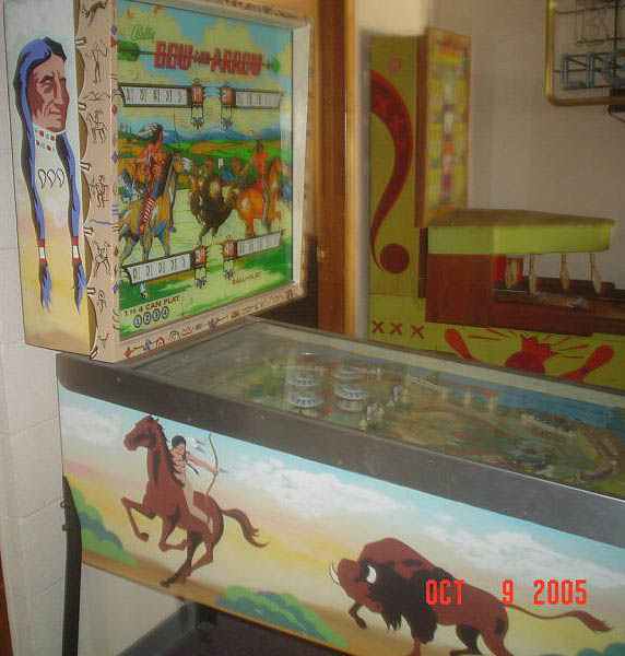 Bow & Arrow Pinball By Bally - Photo