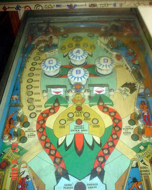 Bow & Arrow Pinball By Bally - Photo