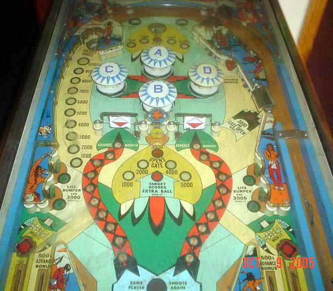 Bow & Arrow Pinball By Bally - Photo