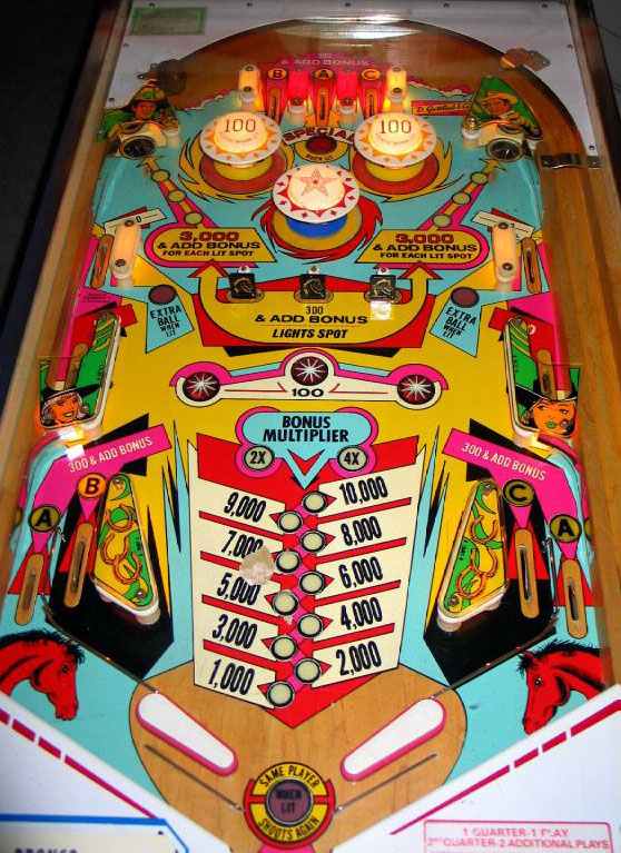 Bronco Pinball By D. Gottlieb & Company - Photo
