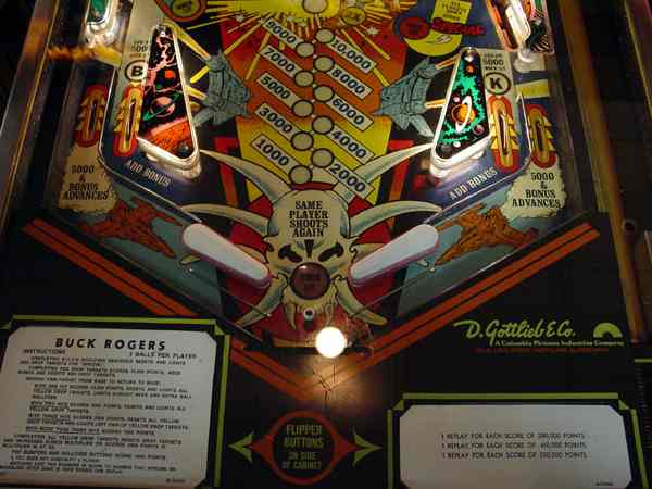 Buck Rogers Pinball - Pinball Image