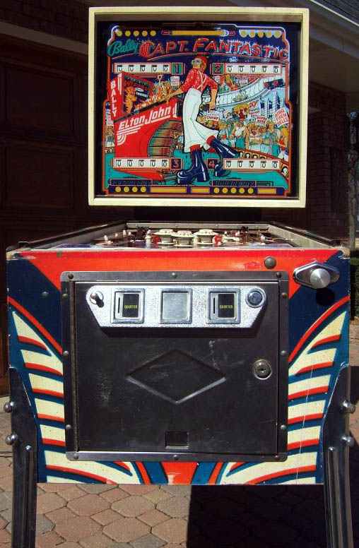1976 BALLY CAPTAIN FANTASTIC PINBALL MACHINE VINTAGE ARCADE GAME