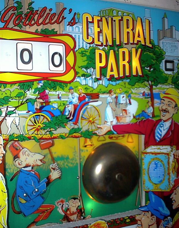 Central Park Pinball By Gottlieb - Photo