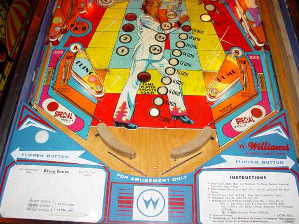 Disco Fever Pinball By Williams - Photo