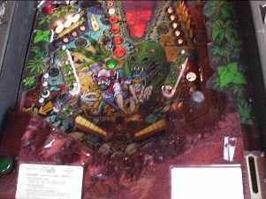 Escape From The Lost World - Pinball Image