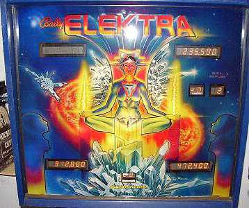 Elektra Pinball By Bally - Photo