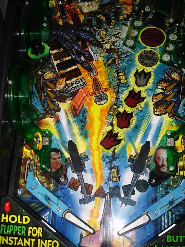 Godzilla Pinball By Sega - Photo