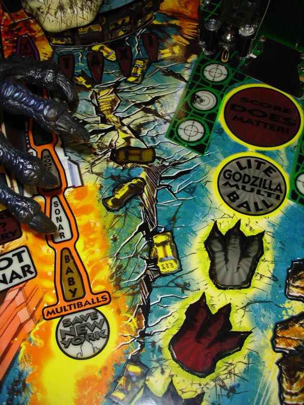 Godzilla Pinball By Sega - Photo
