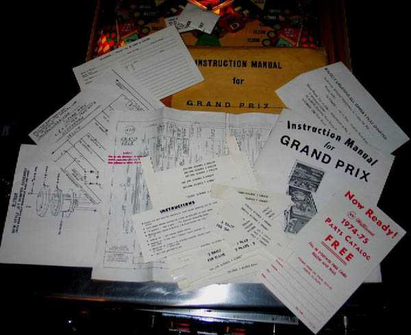 Grand Prix Pinball By Williams - Photo
