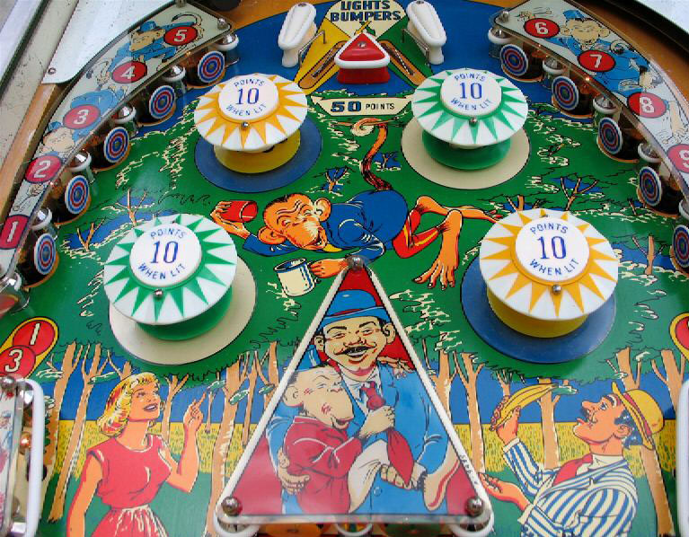 Hurdy Gurdy Pinball By D. Gottlieb - Photo