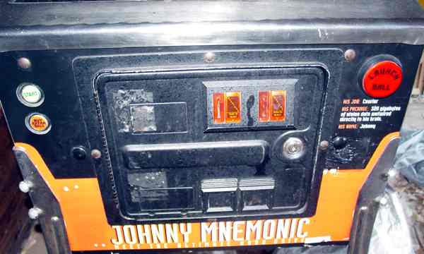 Johnny Mnemonic - Pinball Image
