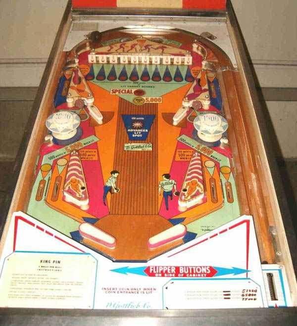King Pin Pinball By D. Gottlieb - Photo