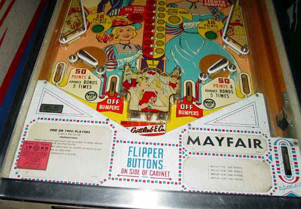 Mayfair Pinball By D. Gottlieb & Company - Photo