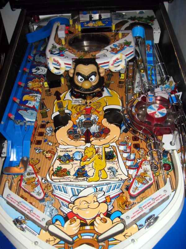 Popeye Saves The Earth Pinball - Image