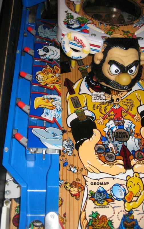 Popeye Saves The Earth Pinball - Image
