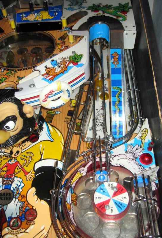 Popeye Saves The Earth Pinball - Image
