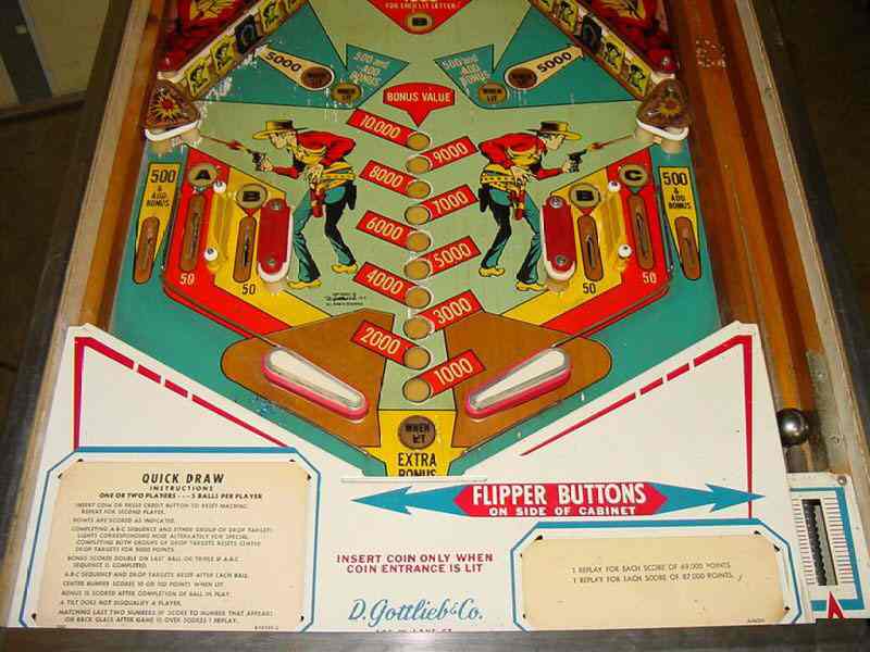 Quick Draw Pinball By Gottlieb - Image
