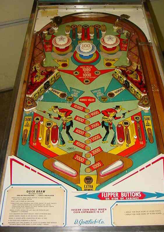 Quick Draw Pinball By Gottlieb - Image