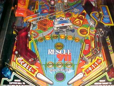 Rescue 911 Pinball By Gottlieb - Photo
