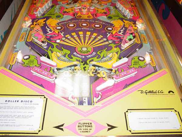Roller Disco Pinball By D. Gottlieb & Company - Photo
