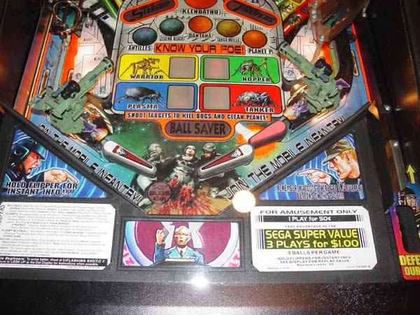 Starship Troopers Pinball By Sega - Photo