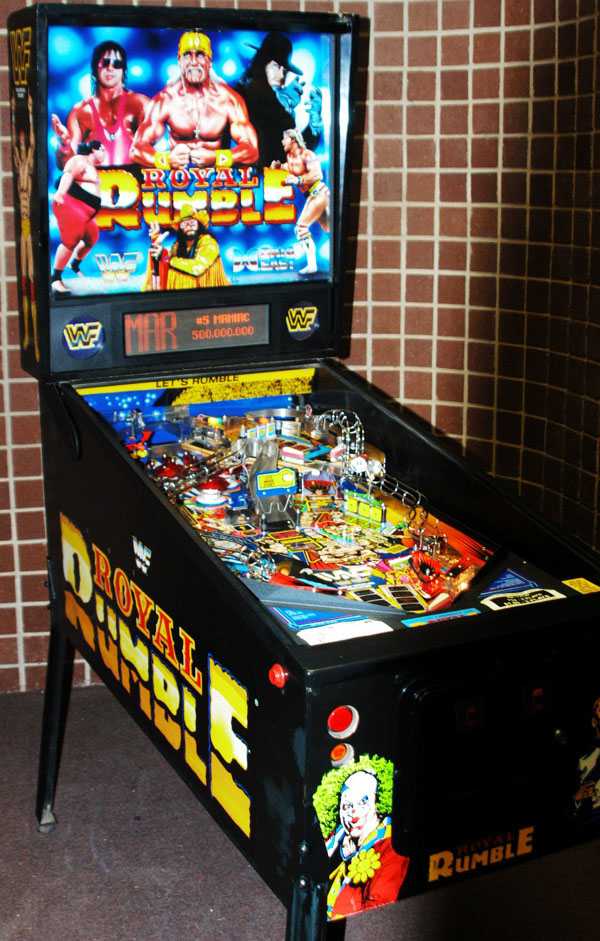 WFF Royal Rumble Pinball By Data East - Photo