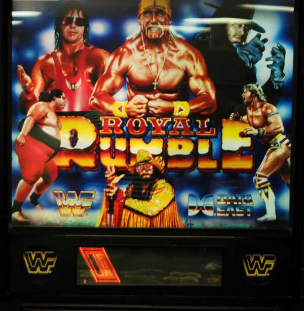 WFF Royal Rumble Pinball By Data East - Photo