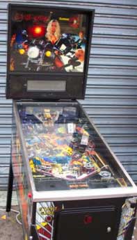 barb wire pinball machine image