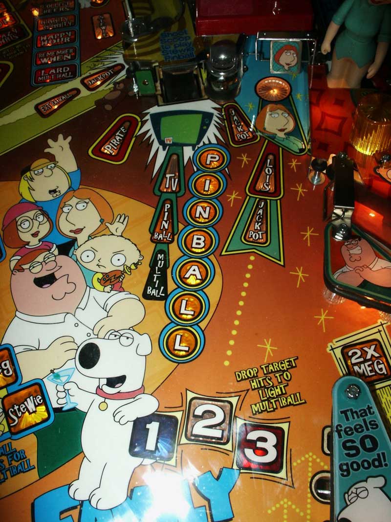 Family Guy Pinball Machine - Pinball Image