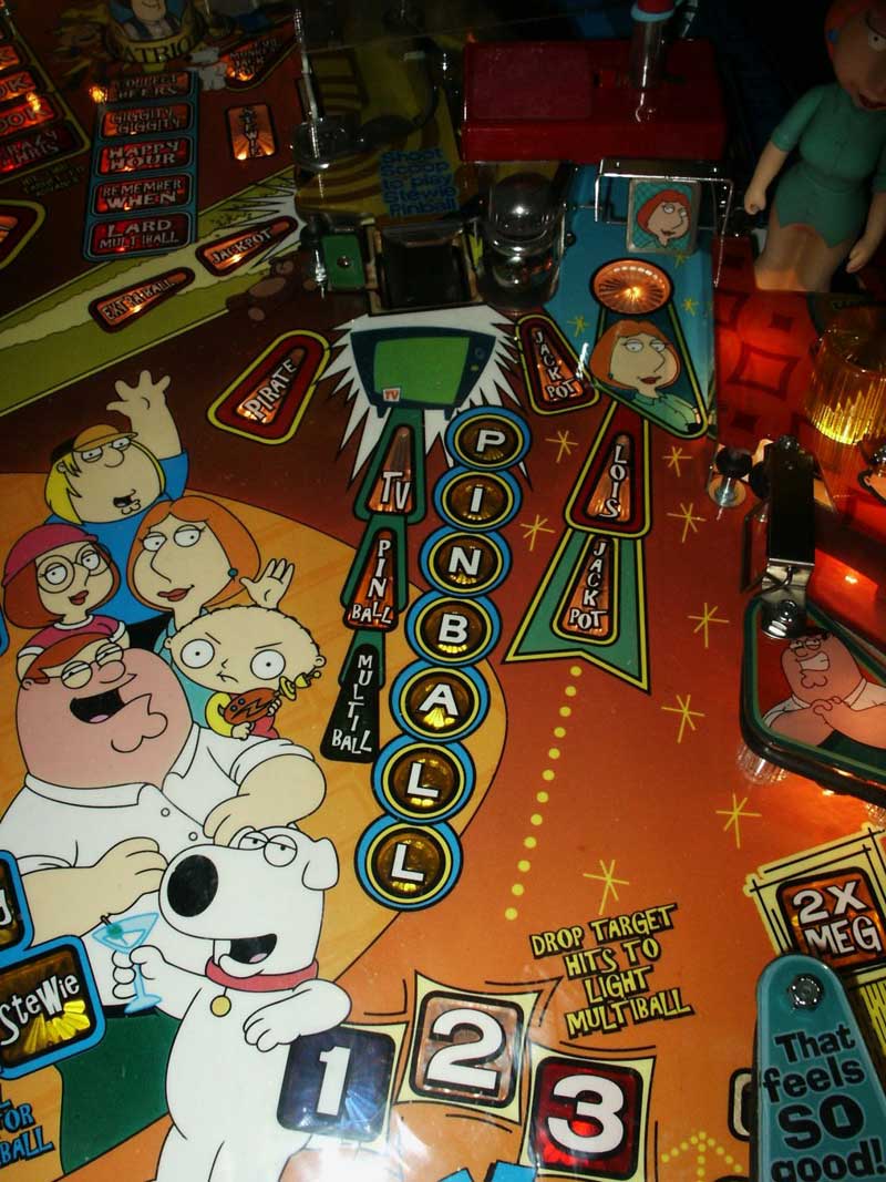 Family Guy Pinball Machine - Pinball Image