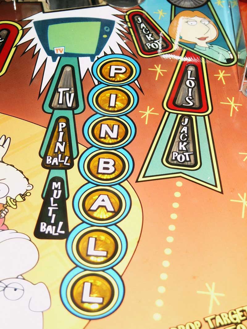 Family Guy Pinball Machine - Pinball Image