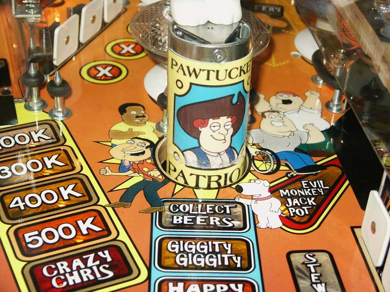 Family Guy Pinball Machine - Pinball Image