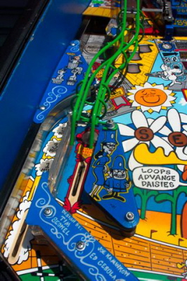 Rocky and Bullwinkle Pinball By Data East