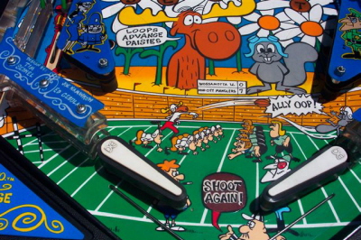 Rocky and Bullwinkle Pinball By Data East