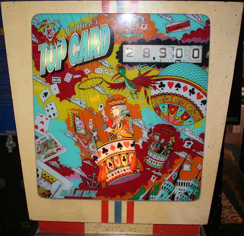 Top Card Pinball By D. Gottlieb & Company - Photo